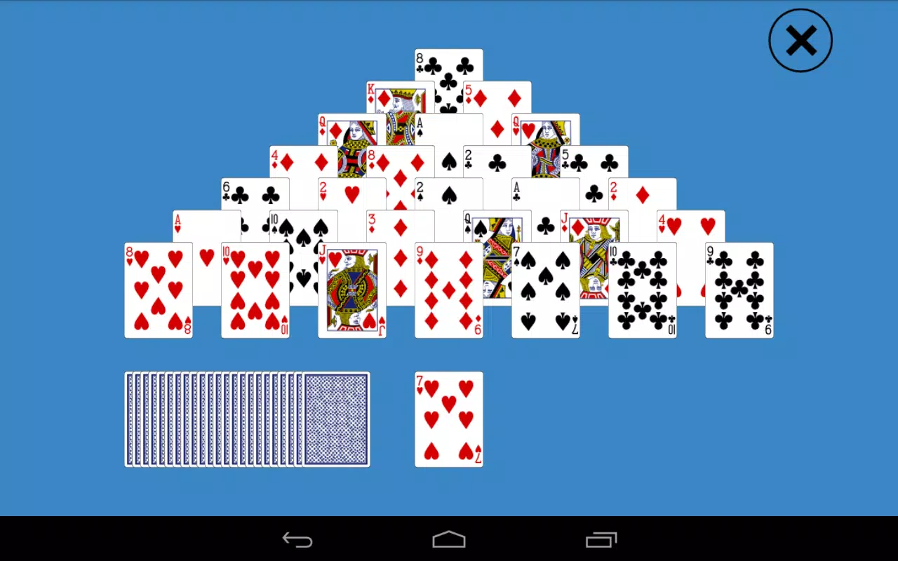 Classic Pyramid Solitaire Captura de tela 3