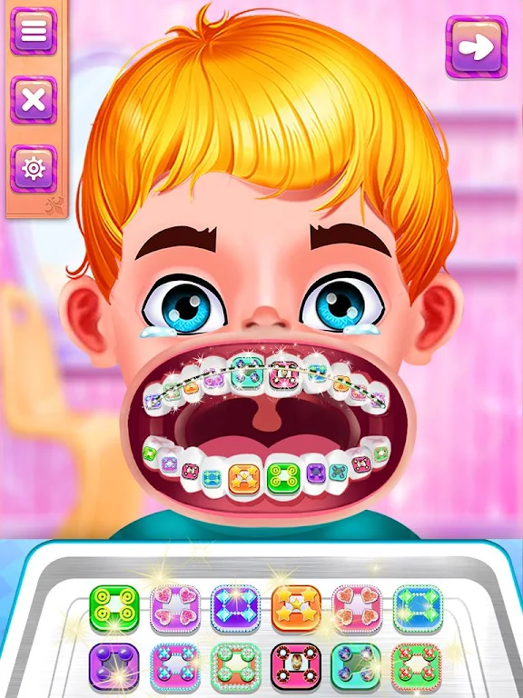 Mouth care doctor dentist game Schermafbeelding 1