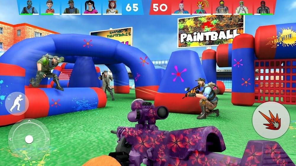 Paintball Shooting Game 3D ภาพหน้าจอ 3