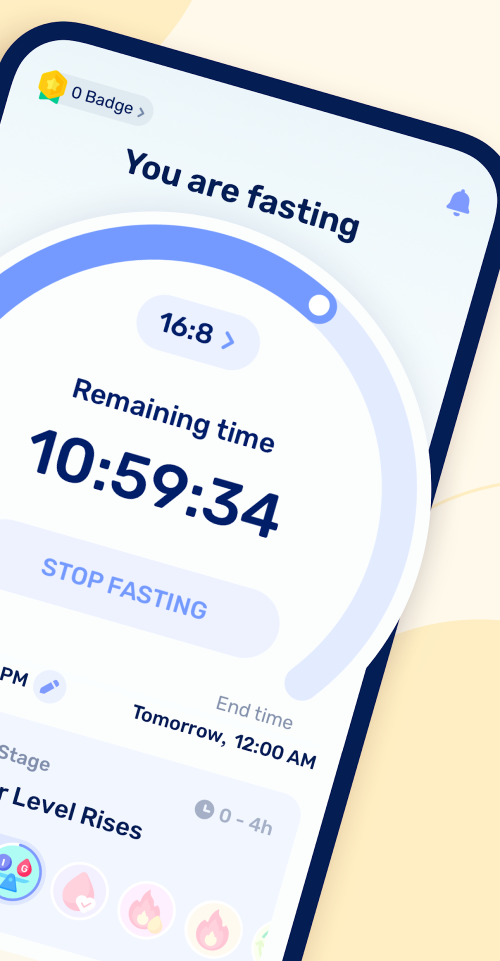 Intermittent Fasting GoFasting Mod Capture d'écran 1