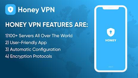 Honey VPN - Fast & Secure Ảnh chụp màn hình 3