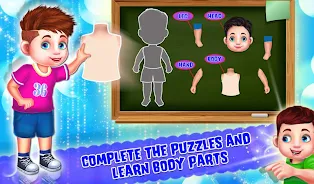 Kids Learning Human Bodyparts ภาพหน้าจอ 2