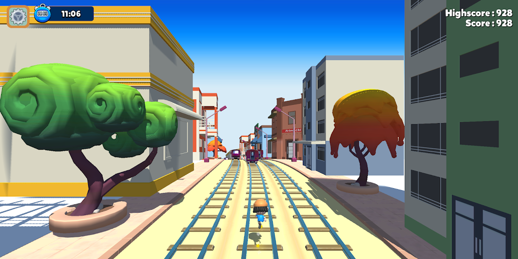 Subway Run Mod Captura de pantalla 1