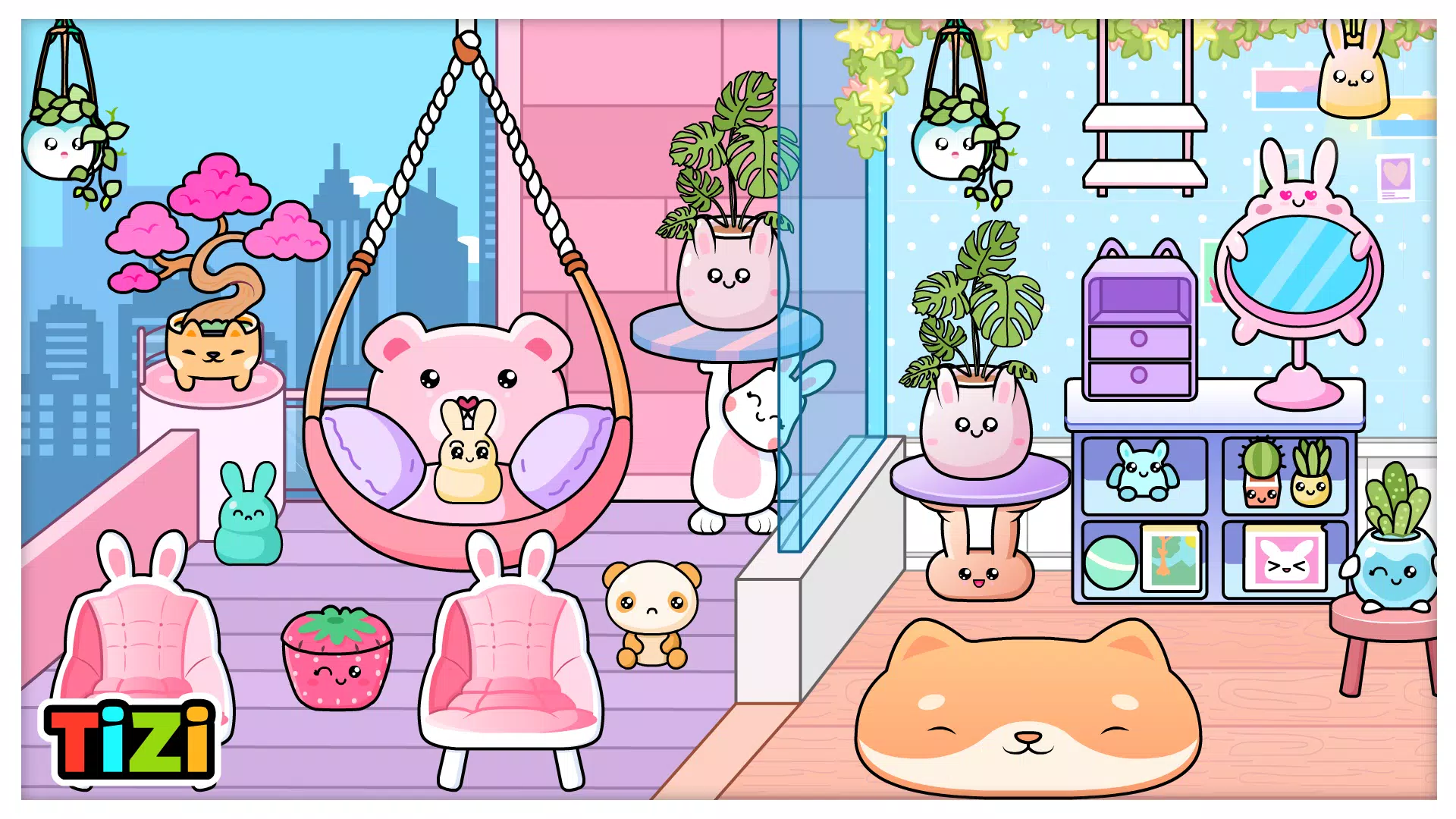 Tizi Dolls: Cute Kawaii World Screenshot 0