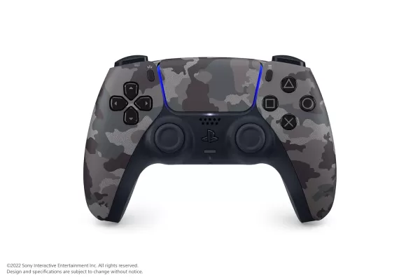 Contrôleur DualSense de camouflage gris
