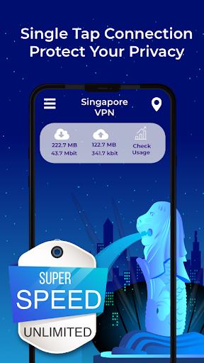 Singapore VPN - Free, Fast & Secure Zrzut ekranu 2