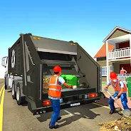 Real Garbage Truck Simulator Captura de pantalla 1