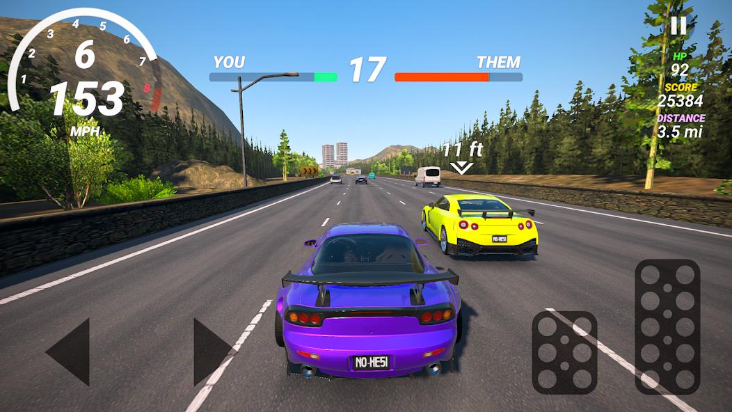 No Hesi Car Traffic Racing Mod স্ক্রিনশট 2