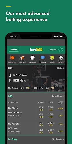 bet365 Sports Betting (CA) Captura de tela 0