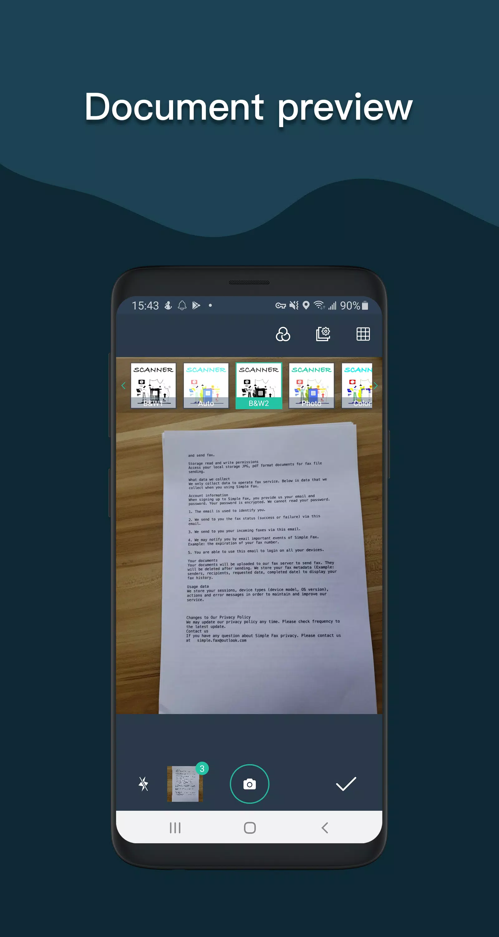 Simple Scan - PDF Scanner App Screenshot 3