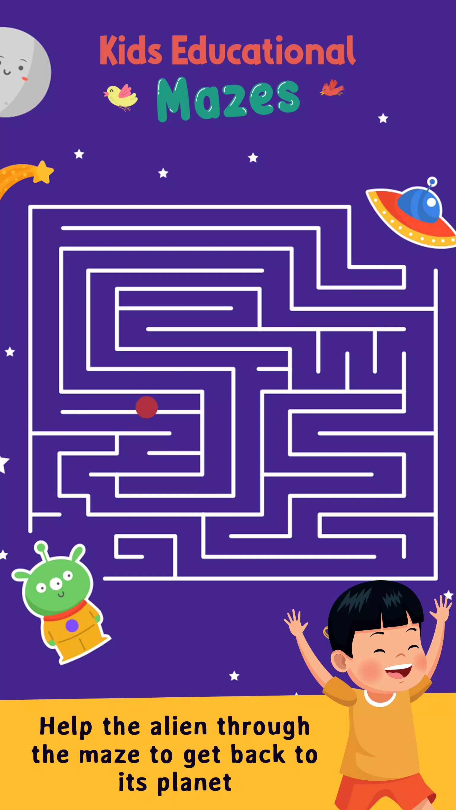 Kids Educational Mazes Puzzle Schermafbeelding 0