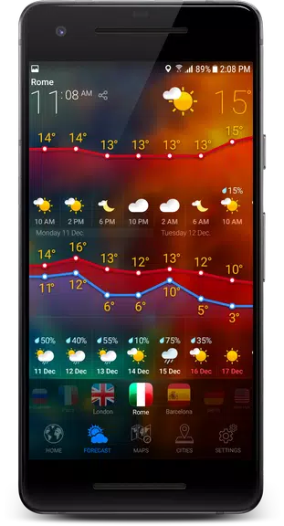 3D EARTH - weather forecast Ekran Görüntüsü 2