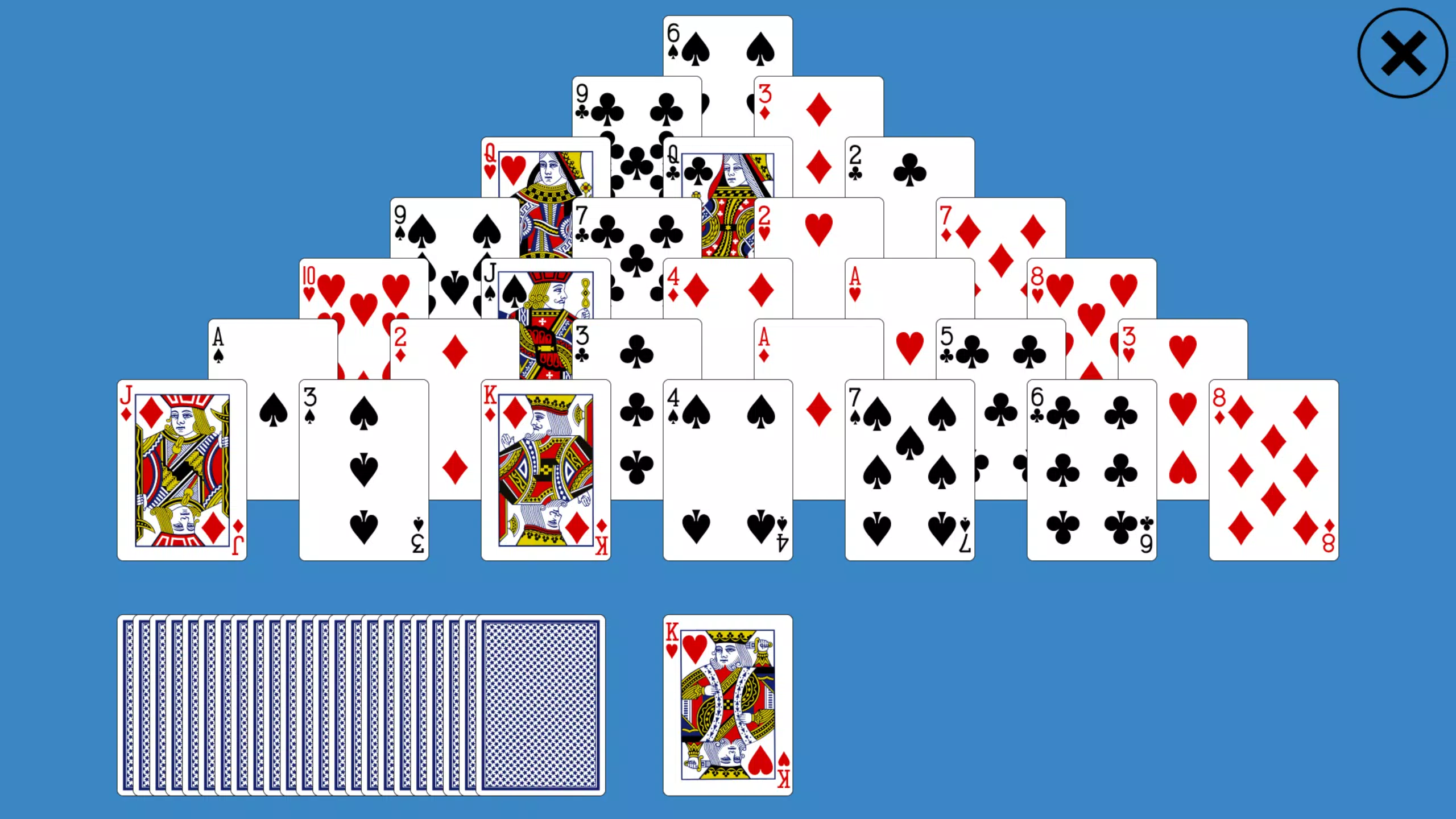 Classic Pyramid Solitaire Zrzut ekranu 0