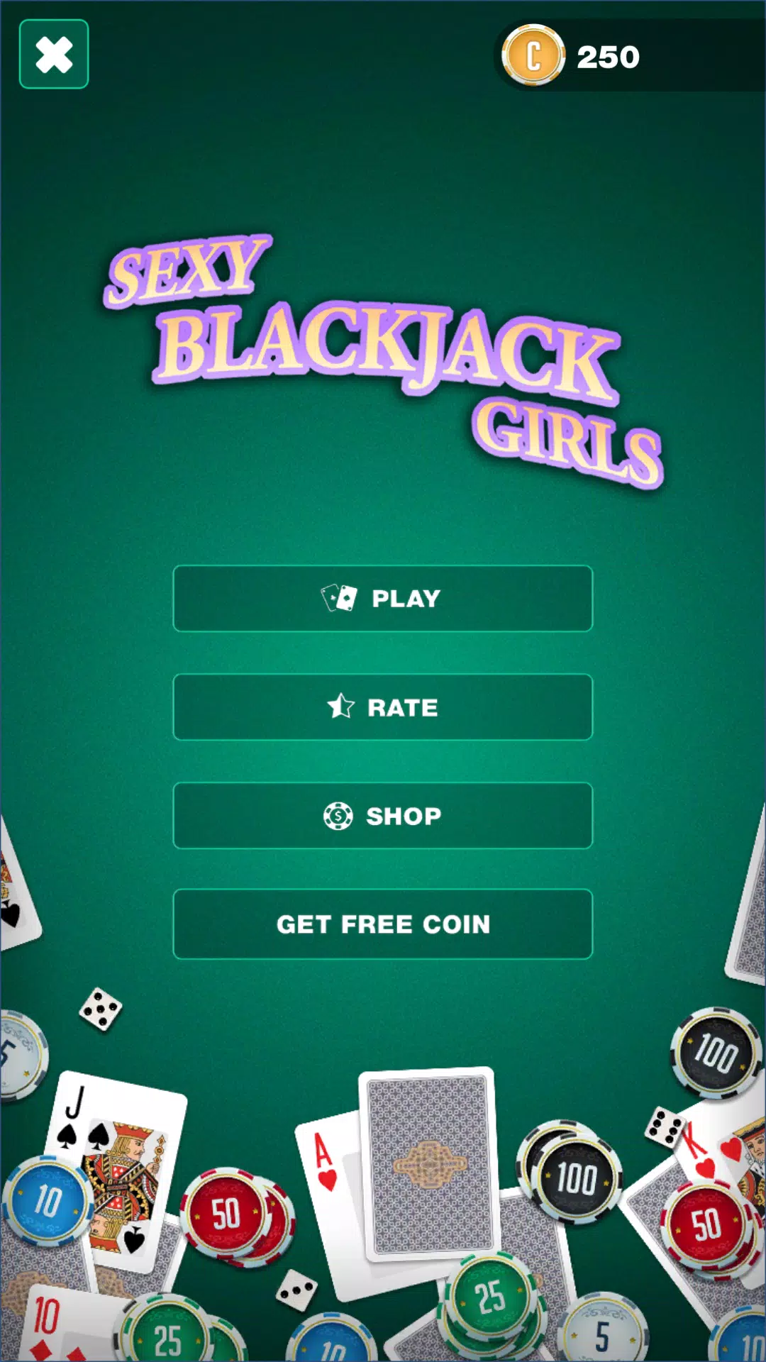 Sexy blackjack girls: make 21 Captura de tela 0