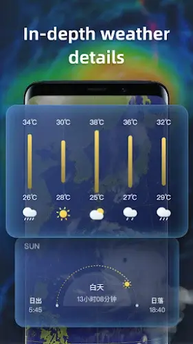 Live Weather: Radar & Forecast Ekran Görüntüsü 1