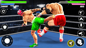 Real Fighting Wrestling Games Schermafbeelding 3