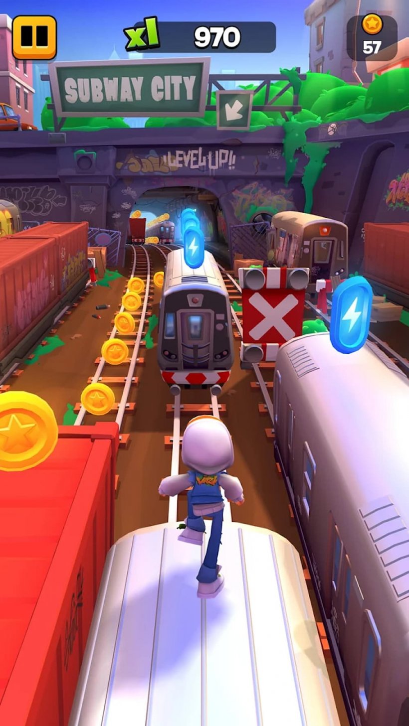 Screenshot from Subway Surfers เมือง