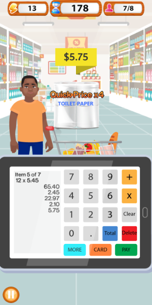 Supermarket Cashier Simulator Mod スクリーンショット 1