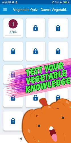 Guess the vegetable game 螢幕截圖 1