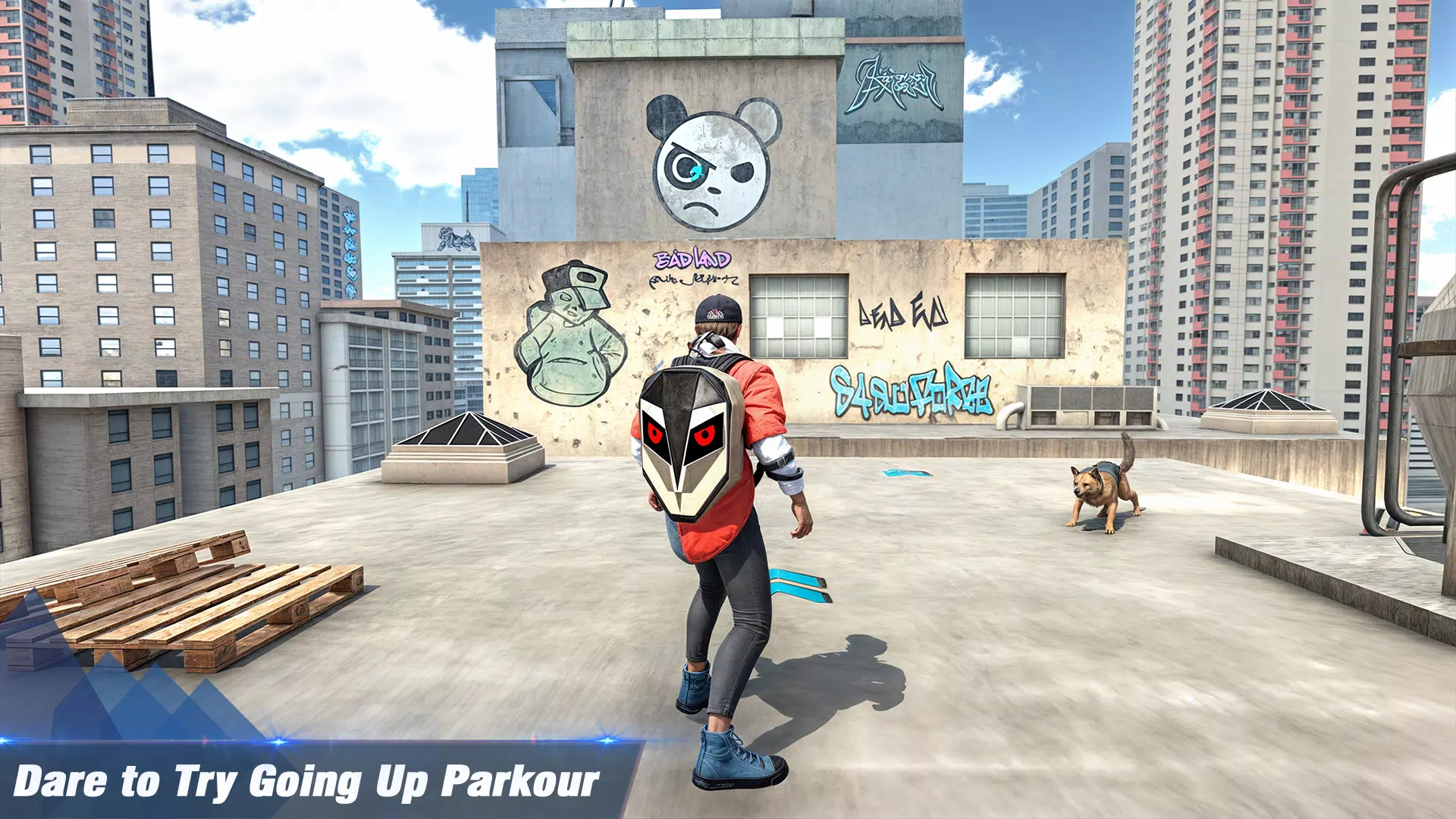 Going Up Parkour Only Rooftop Captura de pantalla 3