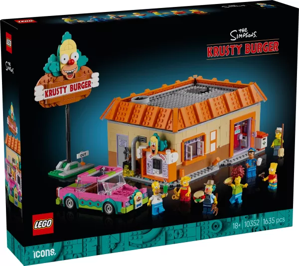 LEGO REVIVES SIMPSONS COUTHORTATION, memperkenalkan Krusty Burger Set
