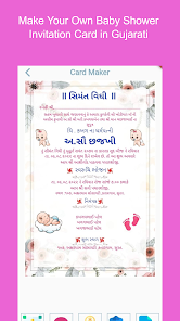 Baby Shower Invitation Card Maker Ảnh chụp màn hình 0