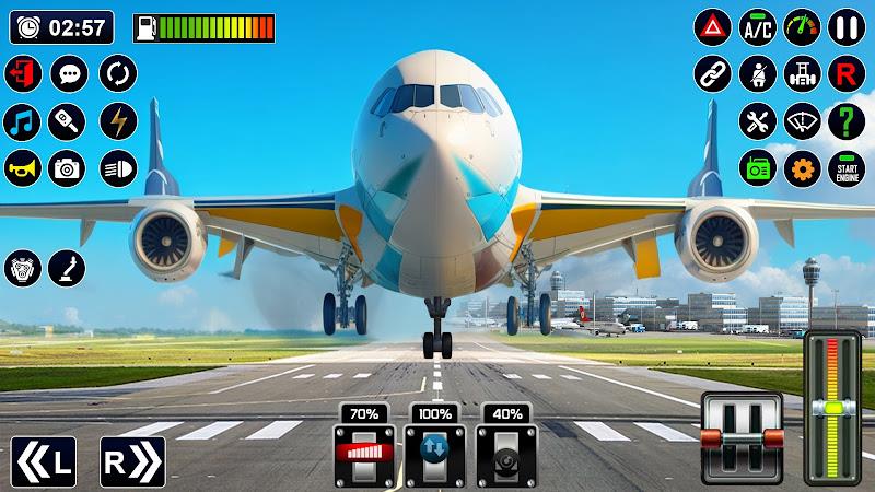 Airplane Game: Pilot Simulator Captura de tela 0