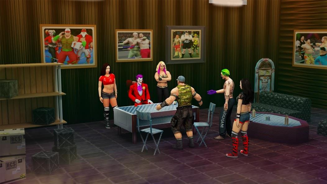 Beat Em Up Wrestling Game Mod Captura de tela 2