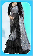 Women Fashion Ruffle Sarees スクリーンショット 3