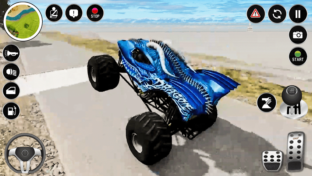 Real Monster Truck Game 3D Captura de pantalla 3