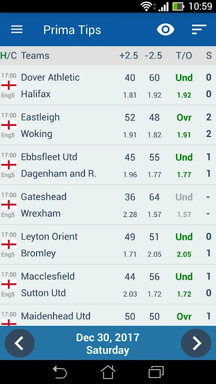 Football Predictions PrimaTips Screenshot 2