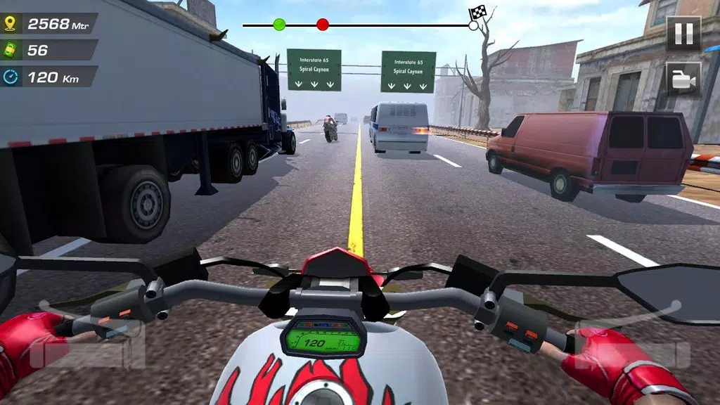 Highway Moto Rider 2: Traffic スクリーンショット 0