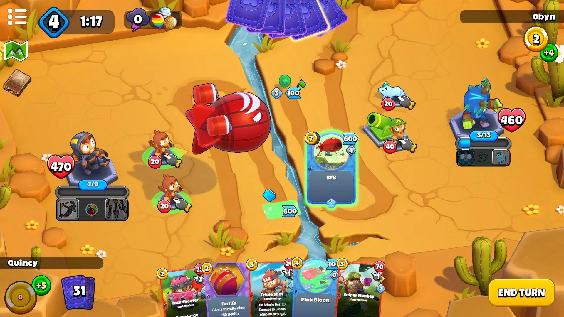 Bloons Card Storm Capture d'écran 3