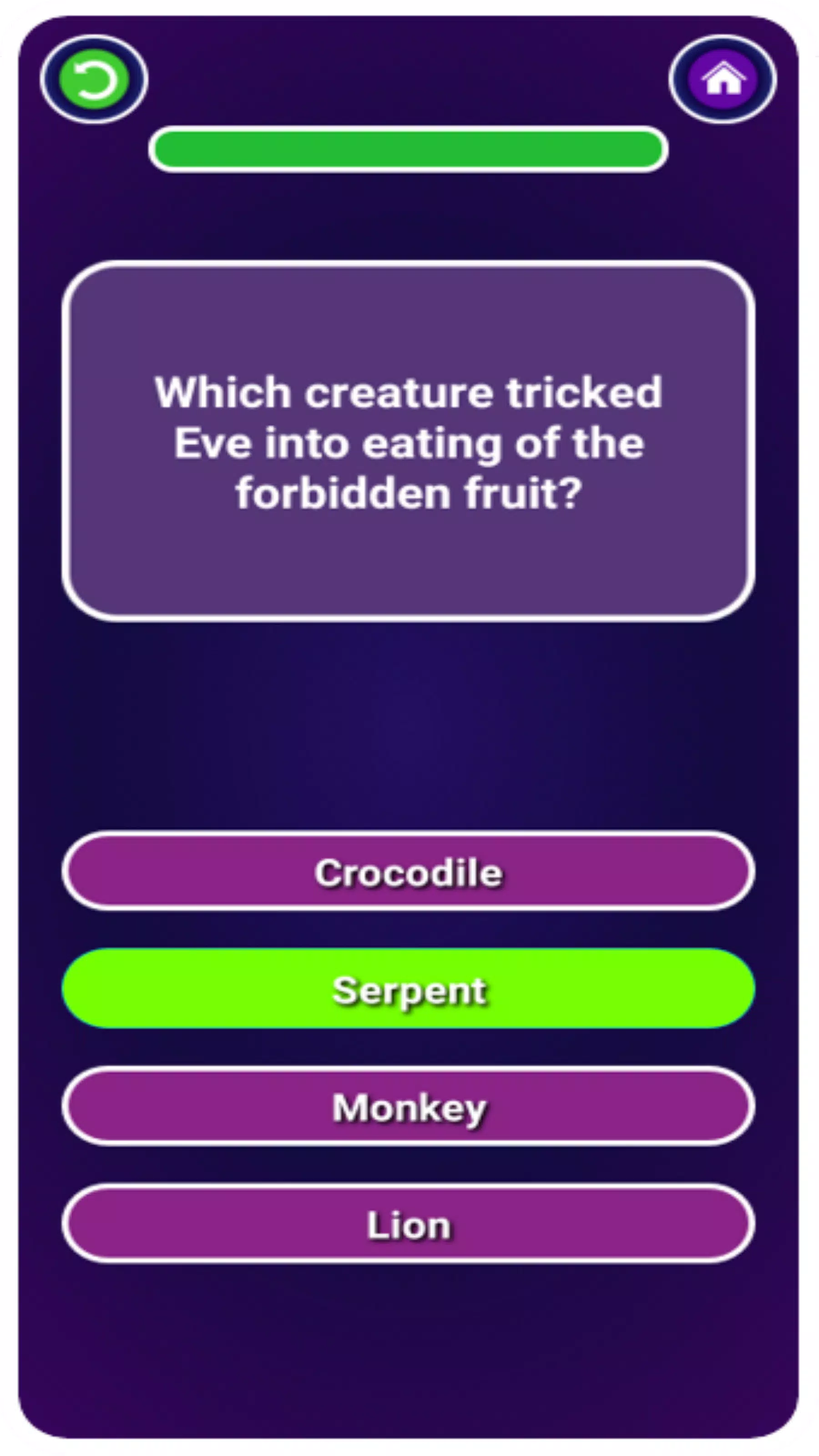 Bible Quiz & Answers Captura de pantalla 3