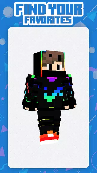 Neon Squad Skin Minecraft 螢幕截圖 2