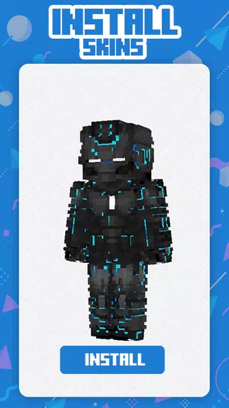 Neon Squad Skin Minecraft 螢幕截圖 3