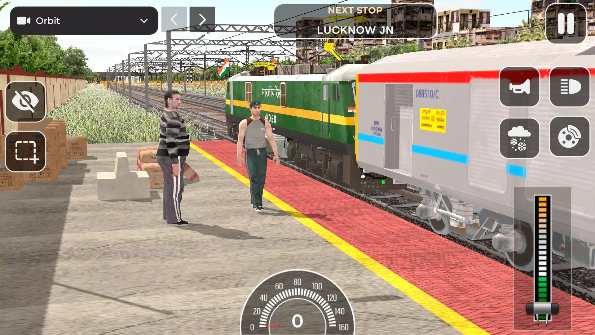 Indian Railway Train Simulator 螢幕截圖 1