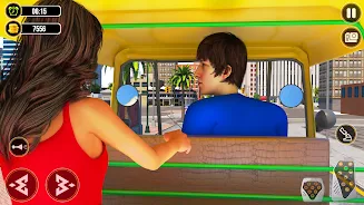 Tuk Tuk Auto Driving Games Screenshot 2