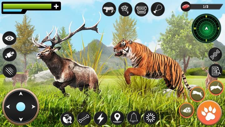 Tiger Simulator Animal Game 3D 螢幕截圖 0