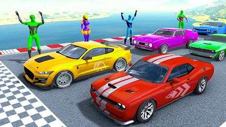 Superhero Car Stunt Game 3D スクリーンショット 0