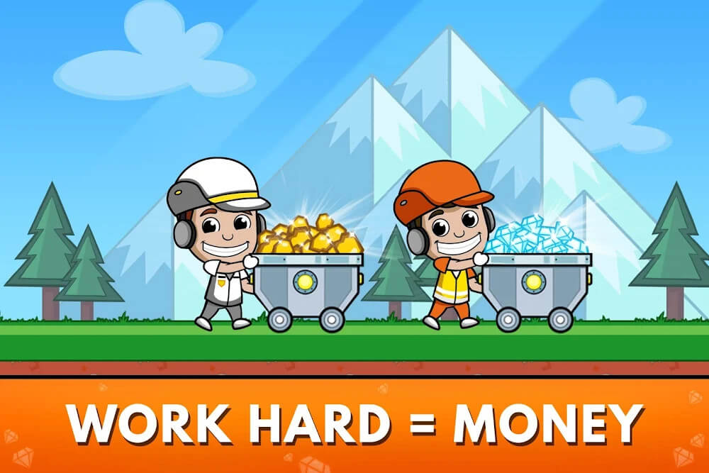 Idle Miner Tycoon Mod ဖန်သားပြင်ဓာတ်ပုံ 1