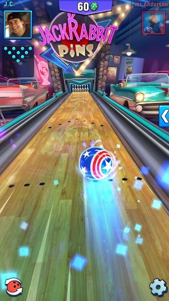 Bowling Crew — 3D bowling game Mod スクリーンショット 3