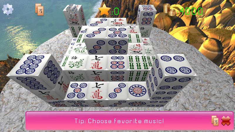 Mahjong Cubic 3D Schermafbeelding 1