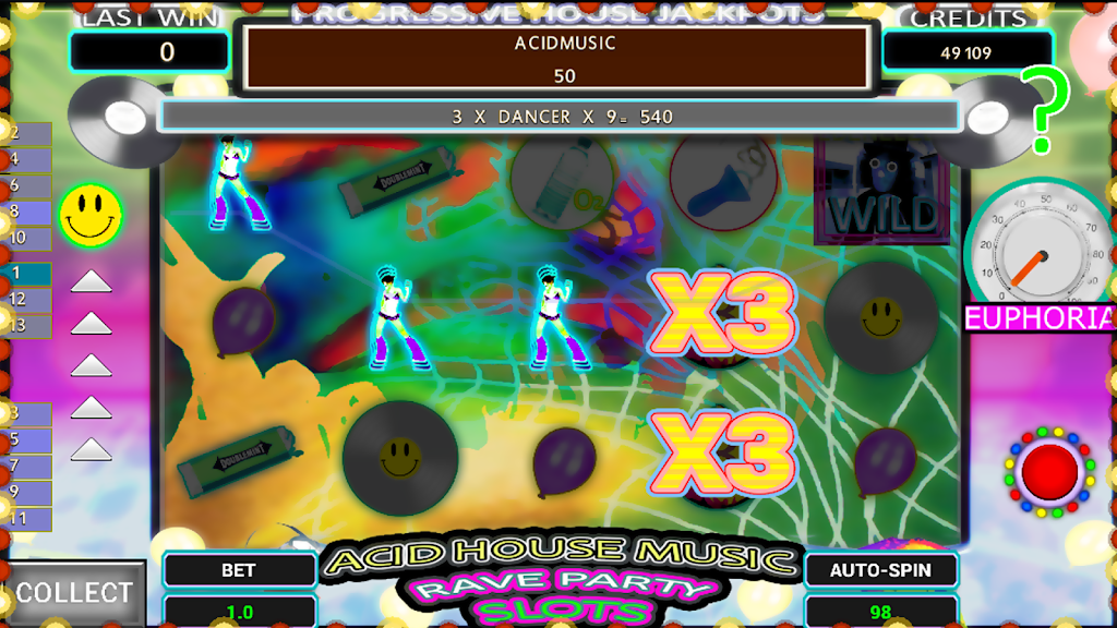 Dance Energy Rave Party Slot Screenshot 1