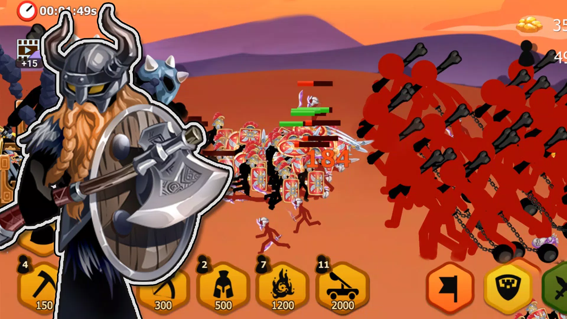 Stickman Battle 2: Empires War Capture d'écran 1