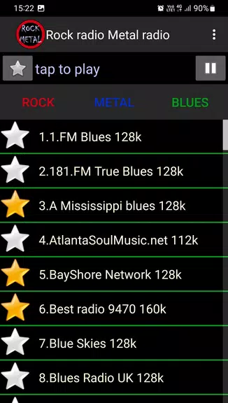 Rock + Metal radio 螢幕截圖 2
