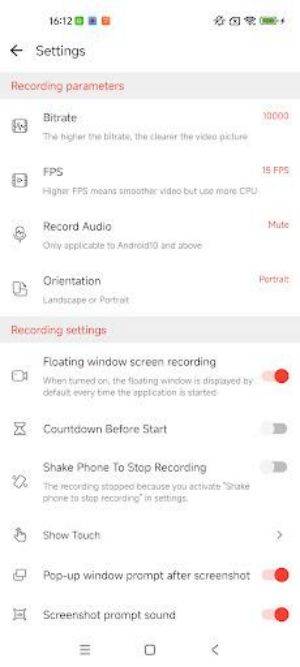 Screen Recorder: Nuts Recorder ဖန်သားပြင်ဓာတ်ပုံ 1