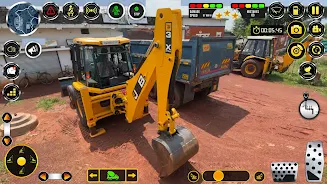 Construction Game 3D Excavator Captura de tela 0