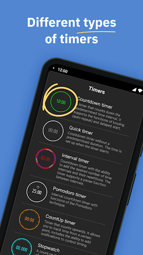 MultiTimer: Multiple timers Ekran Görüntüsü 1