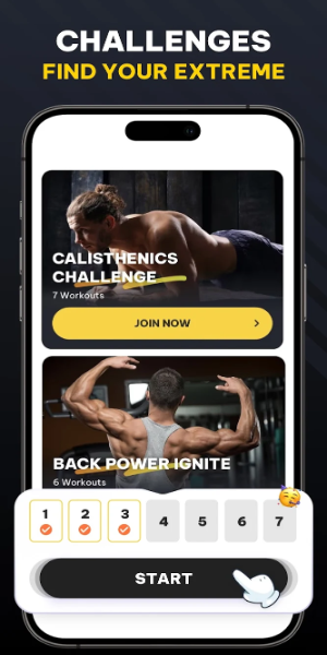 The Muscle Monster Workout Planner Captura de pantalla 2